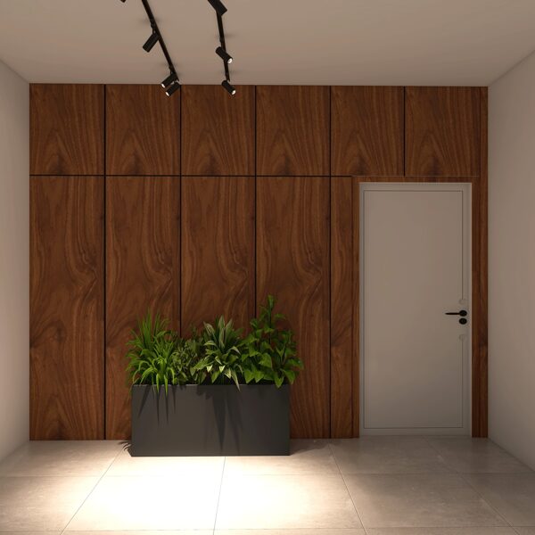 עיצוב קיר בלובי