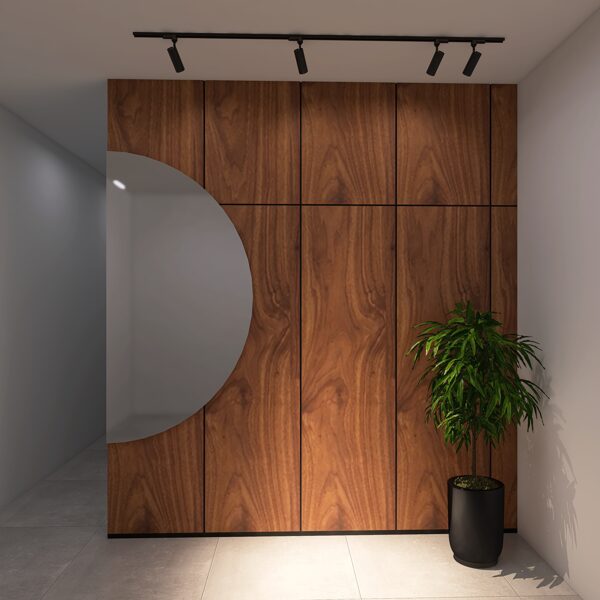 עיצוב קיר בלובי